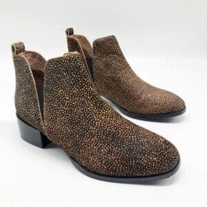 SEYCHELLES Offstage Genuine Calf Hair Ankle Bootie 